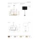 Candelabre, Lustre - Lustra eleganta design modern Empoli 10L