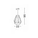 Pendule - Lustra / Pendul pentru iluminat exterior IP54 ISIDORA