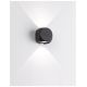 Aplice - Aplica LED ambientala de exterior IP54 ZARI 2 neagra