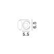 Aplice - Aplica LED ambientala de exterior IP54 ZARI 2 neagra