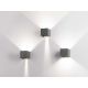 Aplice - Aplica LED ambientala de exterior IP54 COMO alba