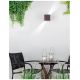 Aplice - Aplica LED ambientala de exterior IP54 COMO maro antique