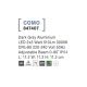 Aplice - Aplica LED ambientala de exterior IP54 COMO gri