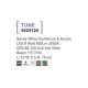 Aplice - Aplica perete LED de exterior IP65 TUNE alba