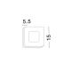Aplice - Aplica perete LED de exterior IP65 TUNE alba