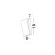Aplice - Aplica perete LED de exterior IP65 KEEN