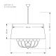Candelabre, Lustre - Lustra eleganta design modern realizata manual Narni, 6L