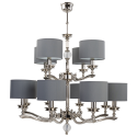 Candelabru 12 brate design modern realizat manual Tivoli