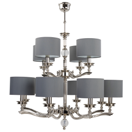 Candelabre, Lustre - Candelabru 12 brate design modern realizat manual Tivoli