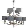Candelabru 12 brate design modern realizat manual Tivoli