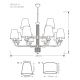 Candelabre, Lustre - Candelabru 12 brate modern realizat manual Verde