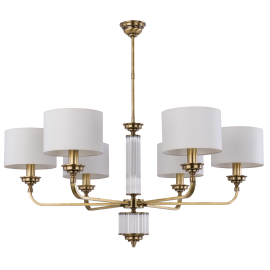 Candelabre, Lustre - Candelabru 6 brate modern realizat manual Verde