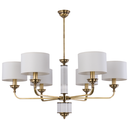 Candelabre, Lustre - Candelabru 6 brate modern realizat manual Verde