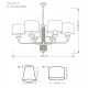 Candelabre, Lustre - Candelabru 6 brate modern realizat manual Verde