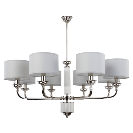 Candelabre, Lustre - Candelabru 8 brate modern realizat manual Verde