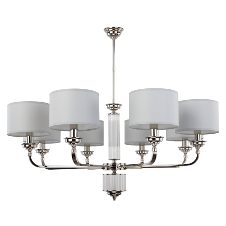 Candelabre, Lustre - Candelabru 8 brate modern realizat manual Verde