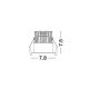 Spoturi - Spot LED incastrabil de exterior IP65 BLADE alb 7,8cm