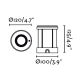 Spoturi - SPOT INCASTRABIL DE EXTERIOR TECNO-6 INOX