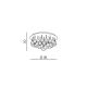 Lustre aplicate - Lustra design elegant BOLLA 38 auriu