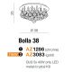 Lustre aplicate - Lustra design elegant BOLLA 38 auriu