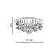 Lustre aplicate - Lustra design elegant BOLLA 58 auriu