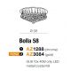 Lustre aplicate - Lustra design elegant BOLLA 58 auriu