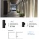 Aplice - Aplica de perete LED iluminat exterior IP67 ALP