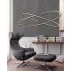 Candelabre, Lustre - Lustra LED dimabila, design modern Alessia DIMM, 80cm