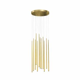 Candelabre, Lustre - Lustra LED design modern minimalist 45cm Louise 12 gold