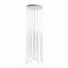 Lustra LED design modern minimalist 45cm Louise 12 white