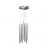 Lustra LED design modern minimalist 45cm Louise 12 chrome