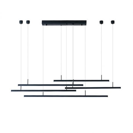 Pendule, Lustre suspendate - Lustra LED dimabila design modern Merlo black