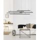 Pendule, Lustre suspendate - Lustra LED dimabila design modern Merlo black