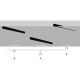 Spoturi, Proiectoare pe sina - Sina magnetica aplicata sau suspendata BUXTON 01, 100cm