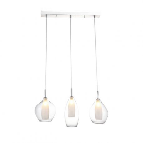 Pendule, Lustre suspendate - Lustra moderna AMBER MILANO 3 clar