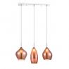 Lustra moderna AMBER MILANO 3 cupru