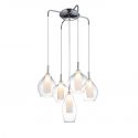 Lustra moderna AMBER MILANO 5 clar