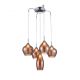 Pendule, Lustre suspendate - Lustra moderna AMBER MILANO 5 cupru