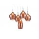 Pendule, Lustre suspendate - Lustra moderna AMBER MILANO 5 cupru