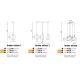 Pendule, Lustre suspendate - Lustra moderna AMBER MILANO 5 cupru