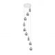Pendule, Lustre suspendate - Lustra moderna AMBER MILANO 9 crom