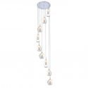 Lustra moderna AMBER MILANO 9 clar