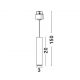 Spoturi, Proiectoare pe sina - Accesoriu, Corp de iluminat pentru sina magnetica Buxton, Loop sau Sign, JAZZ 10 Watt negru