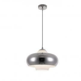 Pendule, Lustre suspendate - Lustra / Pendul design modern 32cm Valten crom