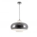 Lustra / Pendul design modern 43cm Valten crom