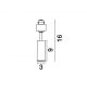 Spoturi, Proiectoare pe sina - Accesoriu, Corp de iluminat pentru sina magnetica Buxton, Loop sau Sign, Nap 5W 3000K
