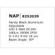 Spoturi, Proiectoare pe sina - Accesoriu, Corp de iluminat pentru sina magnetica Buxton, Loop sau Sign, Nap 5W 3000K