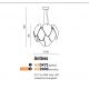 Pendule, Lustre suspendate - Lustra design modern decorativ Antires fumurie