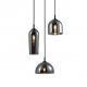 Pendule, Lustre suspendate - Lustra design modern Blanca 3 fumuriu