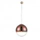 Pendule, Lustre suspendate - Pendul design modern Iris 30 cupru